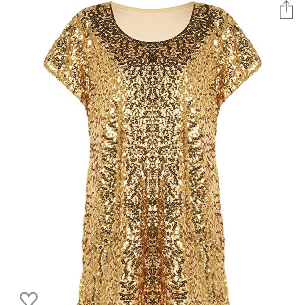 Gold Sequin Tunic